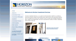 Desktop Screenshot of horizoninvestment.com